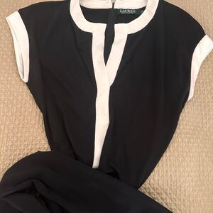 RALPH LAUREN/JUMPSUIT
Beautiful Ralph Lauren Black and White